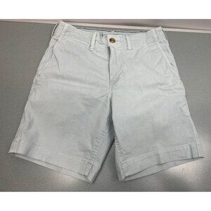 American Eagle Shorts Mens 26 Soft Blue  Cotton Chino Mid Rise Next Level Flex